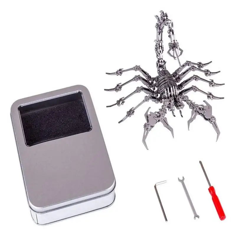 Hot3d Steel Puzzle Model Detachable Model Puzzle Decoration Desk For Kids Scorpion King Assembly Decoration Diy For Man