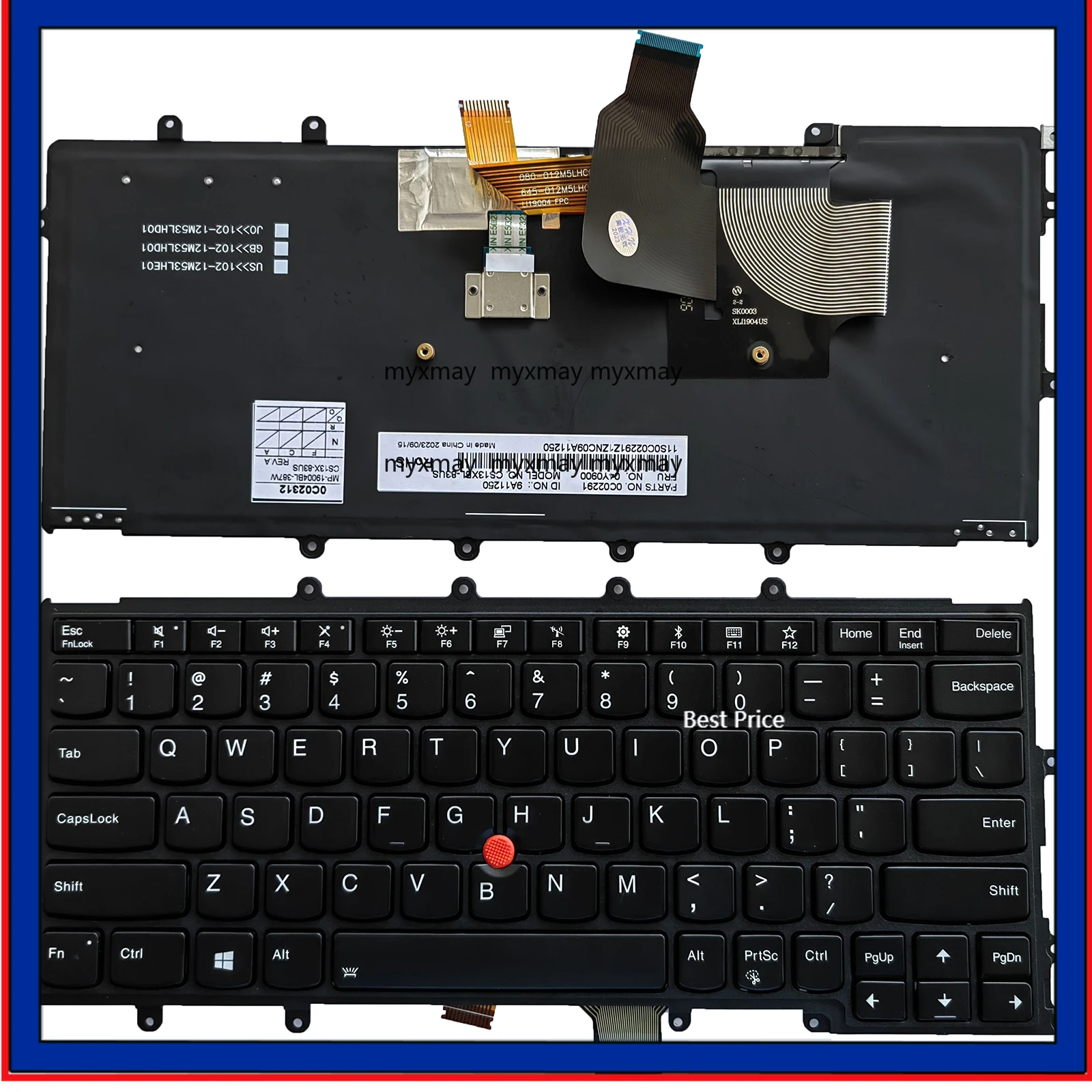 

Замена клавиатуры ноутбука с американской раскладкой для Lenovo ThinkPad X270 (20K5 20K6 20HN 20HM) A275 (20KC 20KD)
