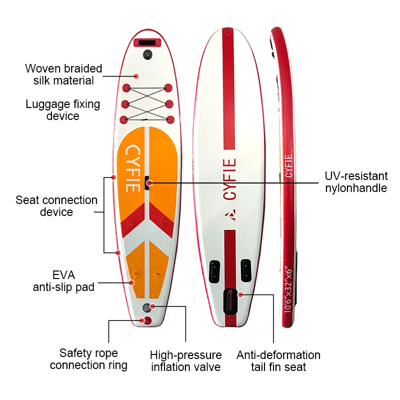 

High Quality Inflatable SUP - with Fins for Water Sports