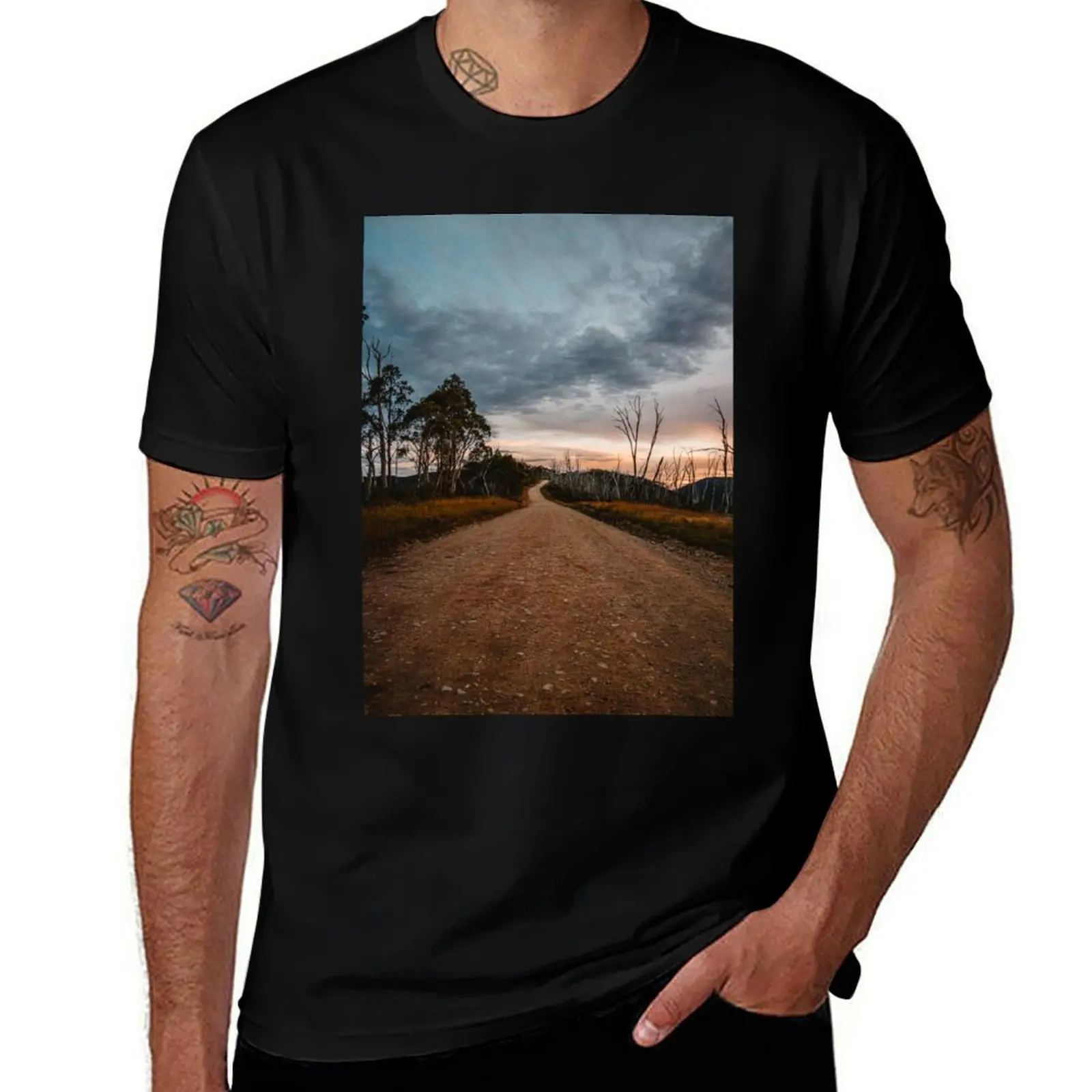 

Mountain Road Landscape Photograph, High Country Victoria, Landscape Large Wall Art, Nature Digital Print T-Shirt