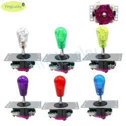 New Arcade Crystal Joystick 5pin 4/8 Way with Sanwa Crystal Ball Head Stick Gaming Controller Joystick Gate for Arcade Machines