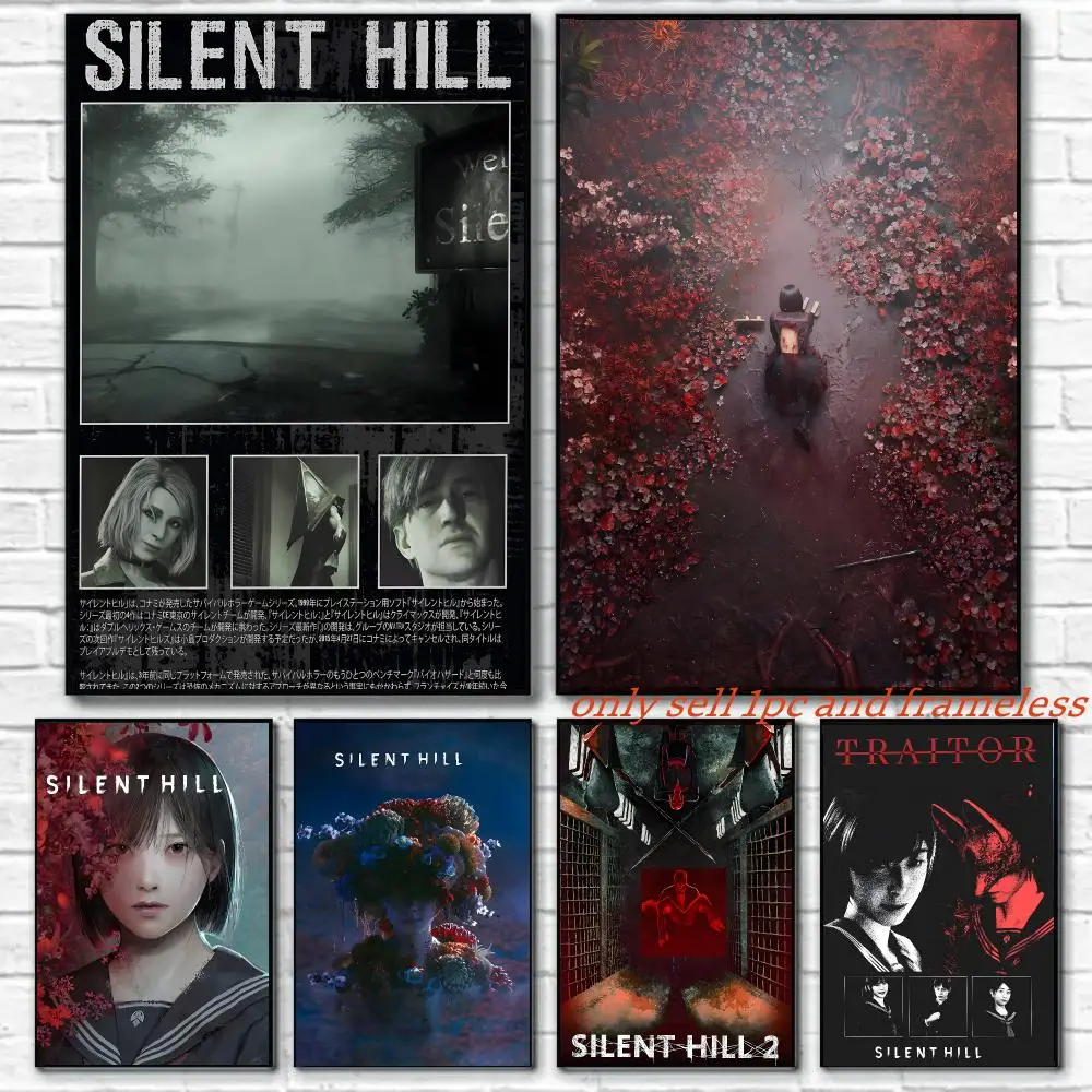 S-silent Hill Moive Poster Wall Art Poster Paintings Are Suitable For Clubs Living Rooms And Bedroom