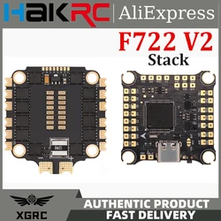 HAKRC F722 V2 Stack F7 Flight Controller Dual BEC With 45A/50A/60A/65A 4in1 Brushless ESC for For FPV Freestyle Racing Drone