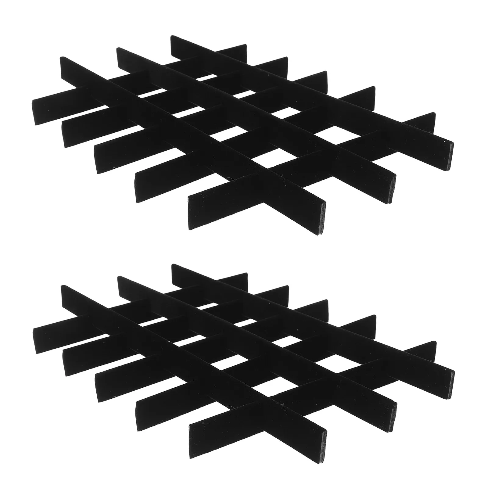 

Adjustable Jewelry Organizer Dividers Soft Scratch Resistant Tray Divider Lining Strip Multi-Grid Jewelry Box Inserts