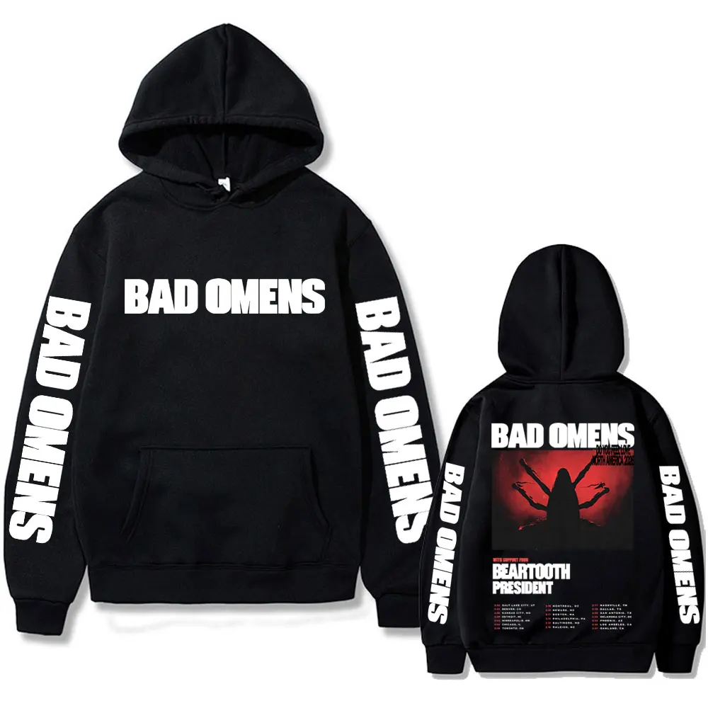 

Rock Band Bad Omens Do You Feel Love Tour 2026 Hoodie Men Women Casual Long Sleeve Oversized Sweatshirt Men's Vintage Streetwear