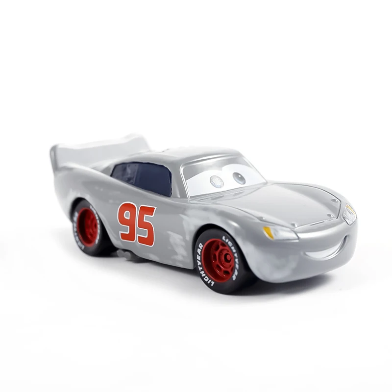 Cars 3 Pixar Cars 2 Lightning McQueen Mater Sheriff Legierungsmetall-Modellautos 1:55 Metallspielzeugfahrzeuge Jungen Kinder Geschenke Spielzeug