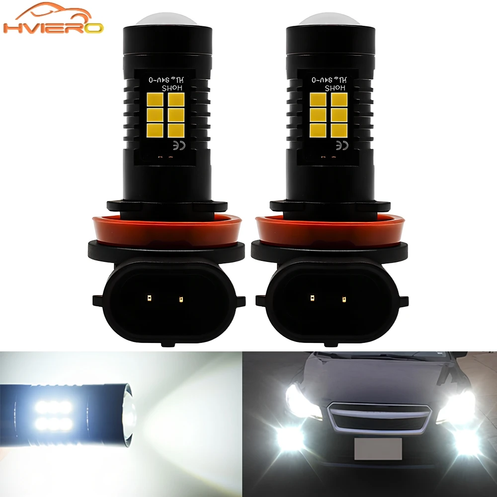 

2PCS H4/H8/H16/9006 Car Tail Lights Universal Fog Lamps Turn Signal Reverse Brake Light R5W 3030 Bulbs Automobiles Headlight