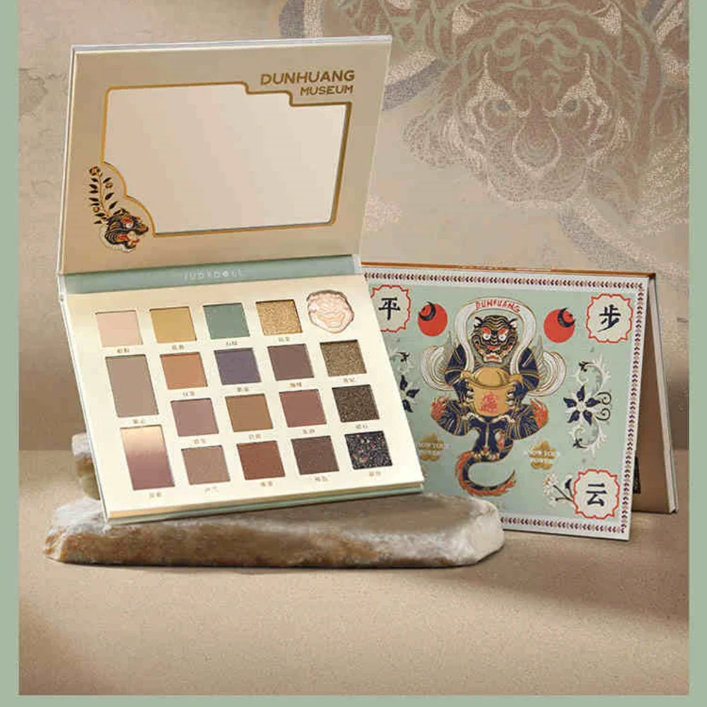 

Judydoll 20 Colors Dunhuang Museum Beast White Tiger Eyeshadow Palette Chinese Traditional Mural Matte Eye Makeup Cosmetic