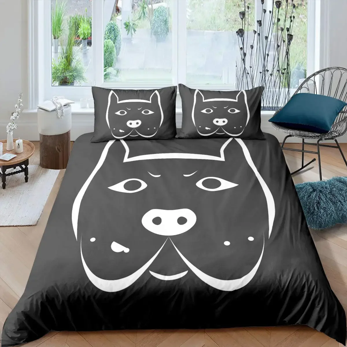 Cartoon Kawaii Pig King Queen Duvet Cover Happy Farm Animal Bedding Set Pink Piggy Quilt Cover 2/3pcs Polyester Comforter Cover