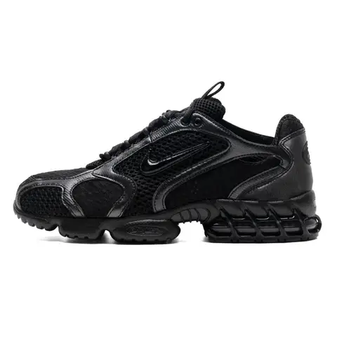 Novo guerreiro preto amortecimento macio e estável ao ar livre tênis de corrida masculino air zoom spiridon gaiola 2 malha e costura de couro, faz pés parecer menor, sapatos de pai, cor preta elegante e versátil, design exclusivo e não repetitivo