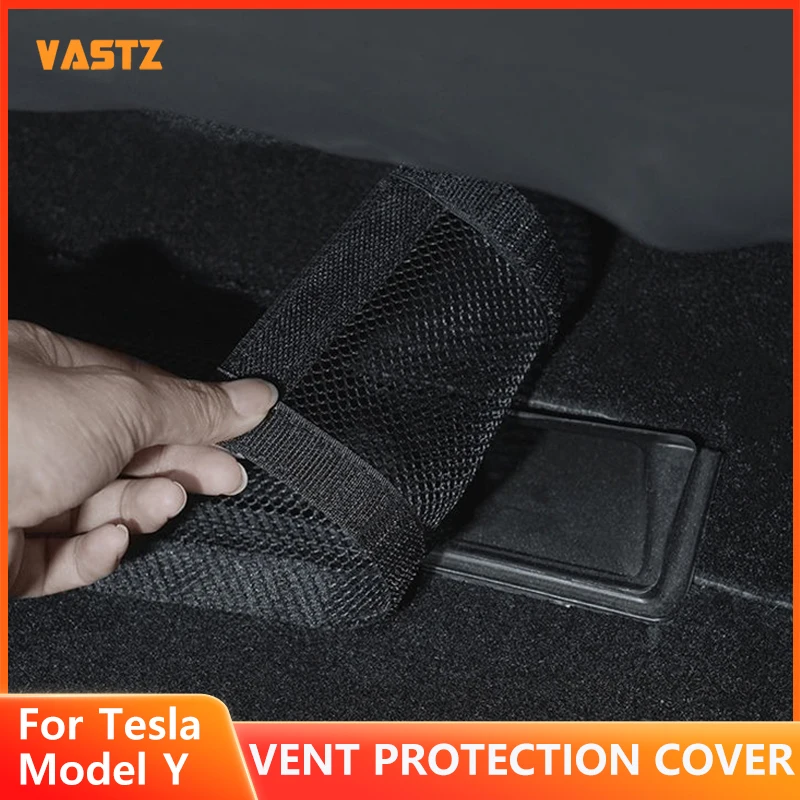 For Tesla Model Y Seat Vent Protection Cover Dustproof Mesh Accessories for Under-Seat Air Vents Ventilation System Protected