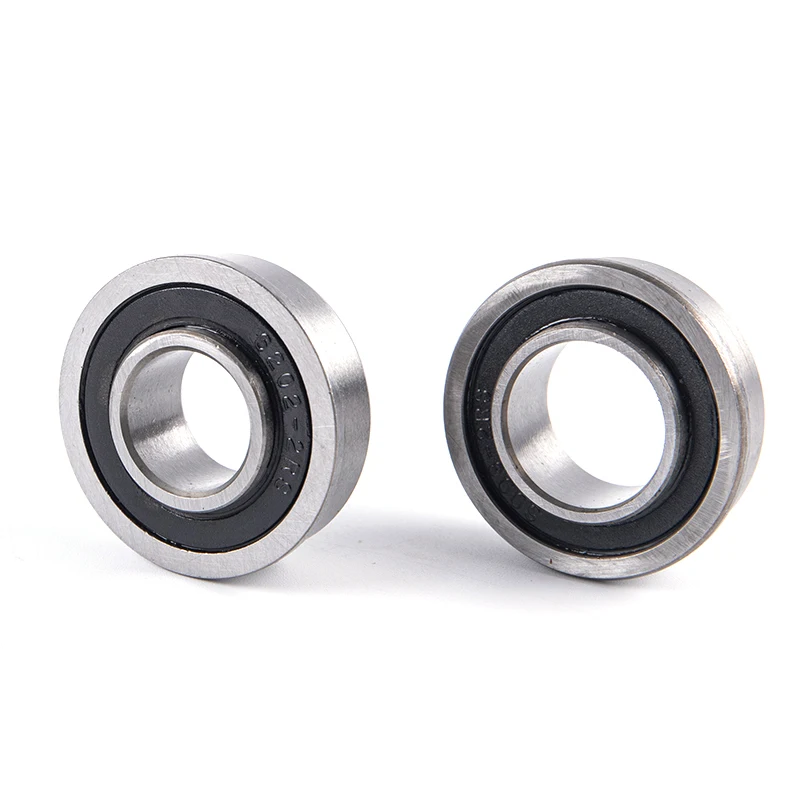 Łożysko F6202 F6202RS F6202-16-2RS 13x35x11MM kołnierz ABEC-1 miniaturowy wózek ogrodowy z głębokim rowkiem kulkowe uszczelnione łożysko taczki — zdjęcie 5