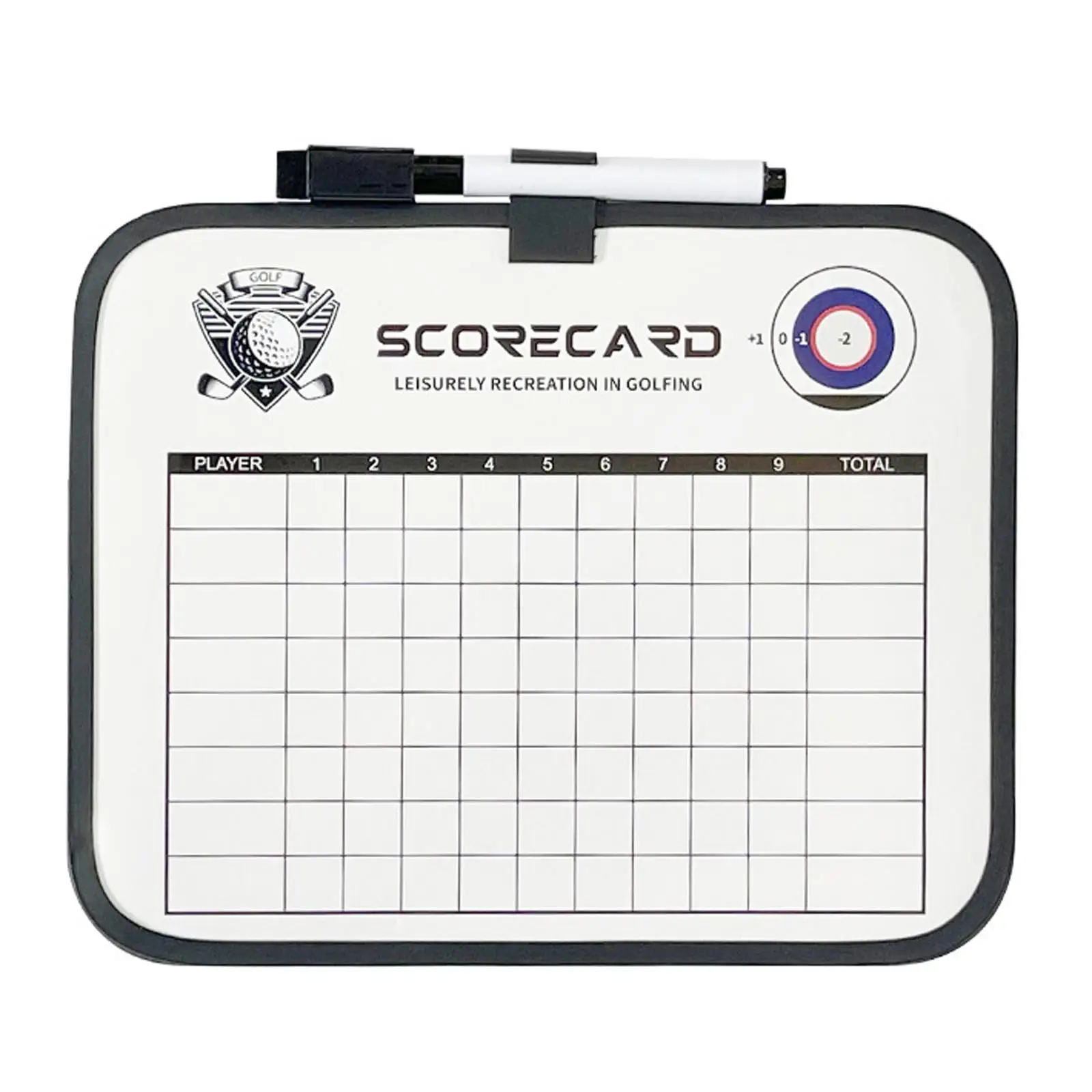 Golf Competition Scoreboard Hardboard Erasable Score Card Writing Board Golf Accessories for Golf Balance and Scoring - view 5