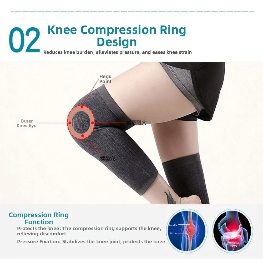 Universal Thickened Fur Knee Protector Warm Anti Cold Knee Pads Thermal Heat Storage Leg Protector Cold Leg