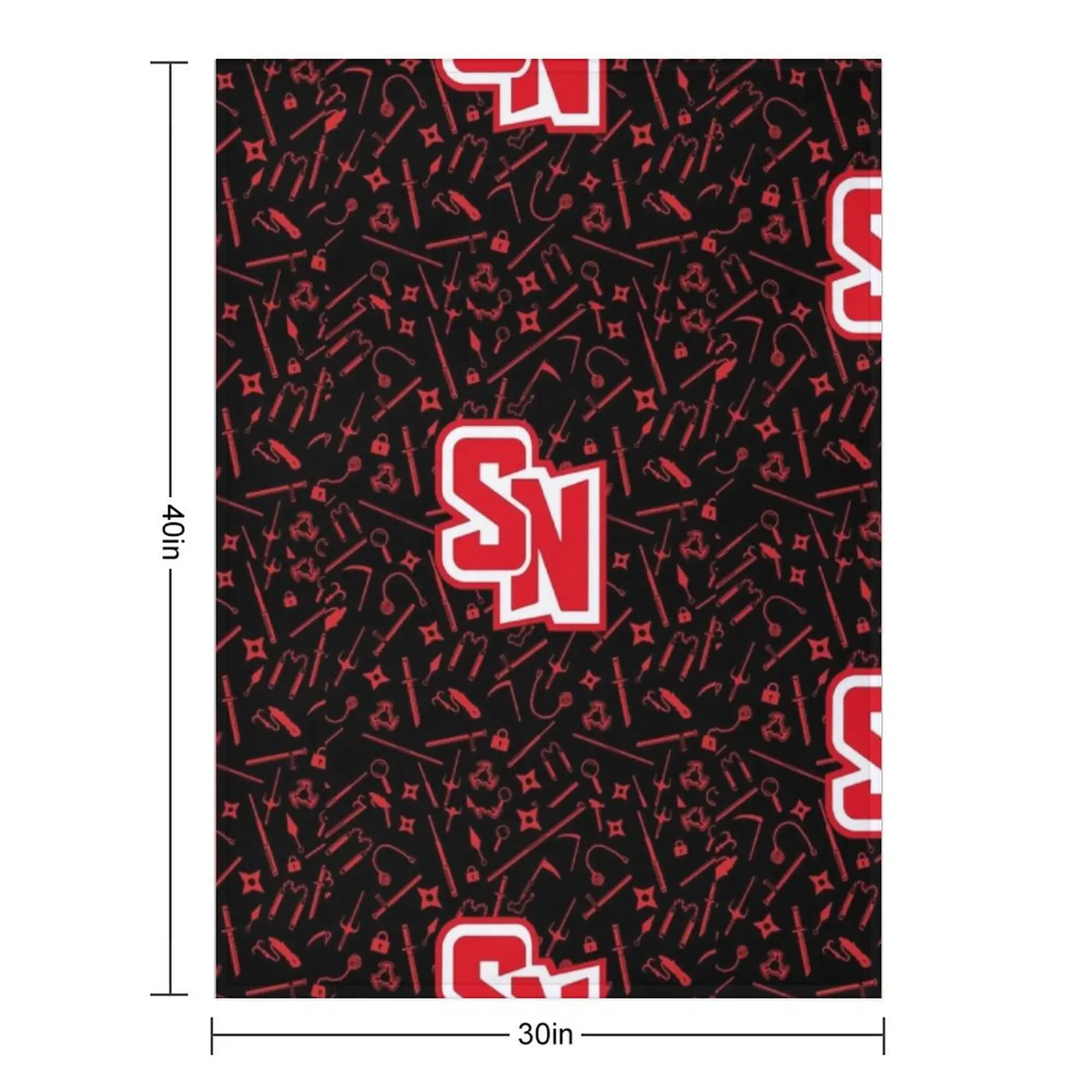Collects all sword tools of a ninja sn- art logo Throw Blanket Soft Summer Beddings Tourist valentine gift ideas Blankets