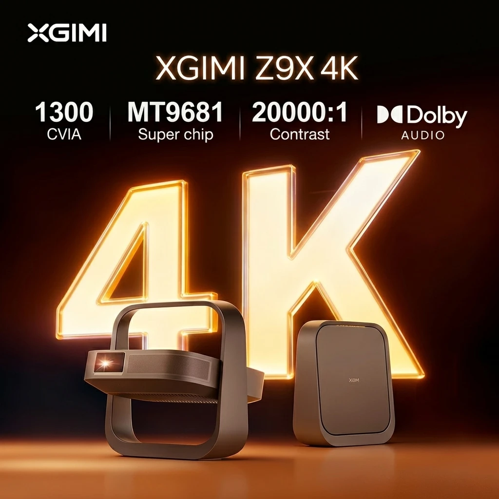Home Cinema Xgimi - Projecteur XGIMI Z9X 4K avec Gimbal,