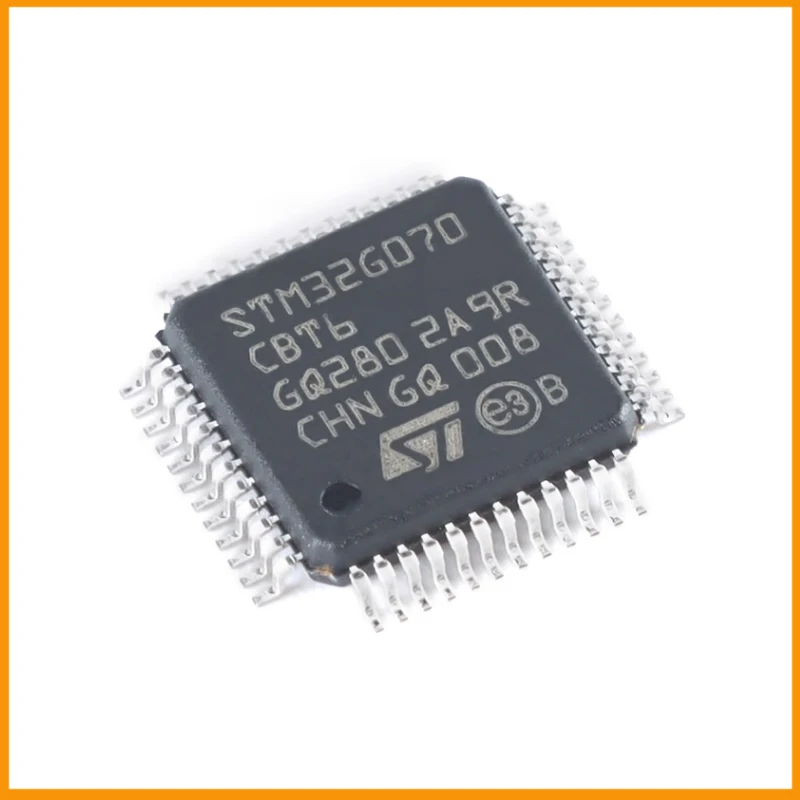 5Pcs/Lot  New Original  STM32G070CBT6 STM32G070  Microcontroller IC 32-Bit Single-Core 64MHz 128KB (128K x 8) FLASH 48-LQFP