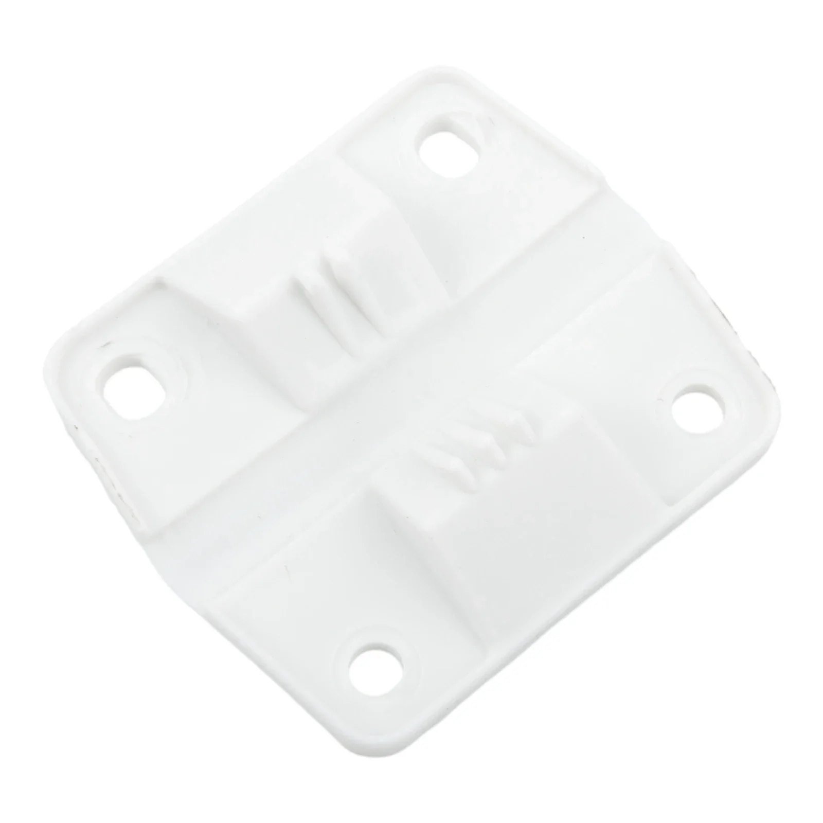 Practical Replaceable Hinge Hinge 1.3cm Height 3.2cm Hole Distance 4x16mm Screw 5.7x5 Cm Hinge Size White Color