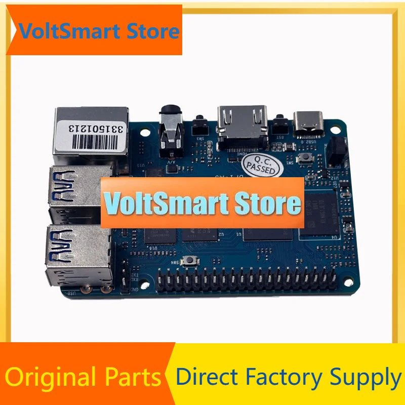 VoltSBanana PI BPI-M5 4GB LPDDR4 RAM 16GB Amlogic S905X3 Quad Core Cortex-A55 EMMC Flash Dev Single Board Support Linux