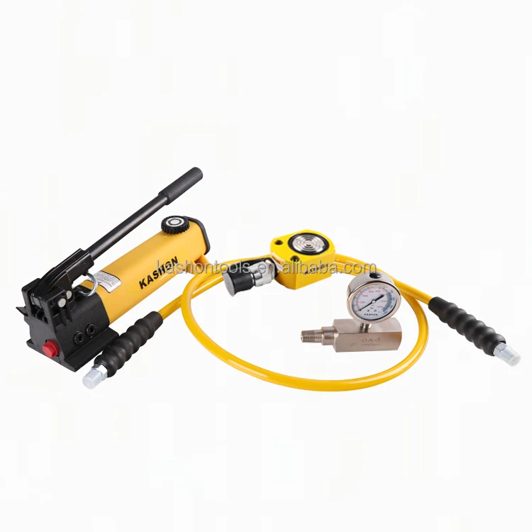 Enerpac Equivalent KSRSM-100 Flat 10 Ton Low Height Hydraulic Cylinder Jack For Small Space