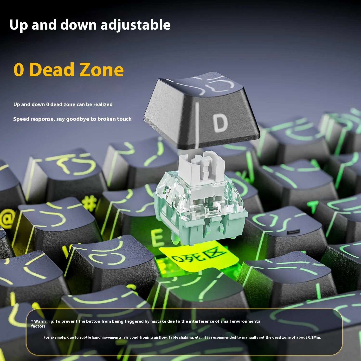 هجوم القرش X68HE لوحة المفاتيح الميكانيكية كفاف خط المحور المغناطيسي Csgo Varolant لوحة مفاتيح الألعاب السلكية المحور المغناطيسي لوحة المفاتيح #5