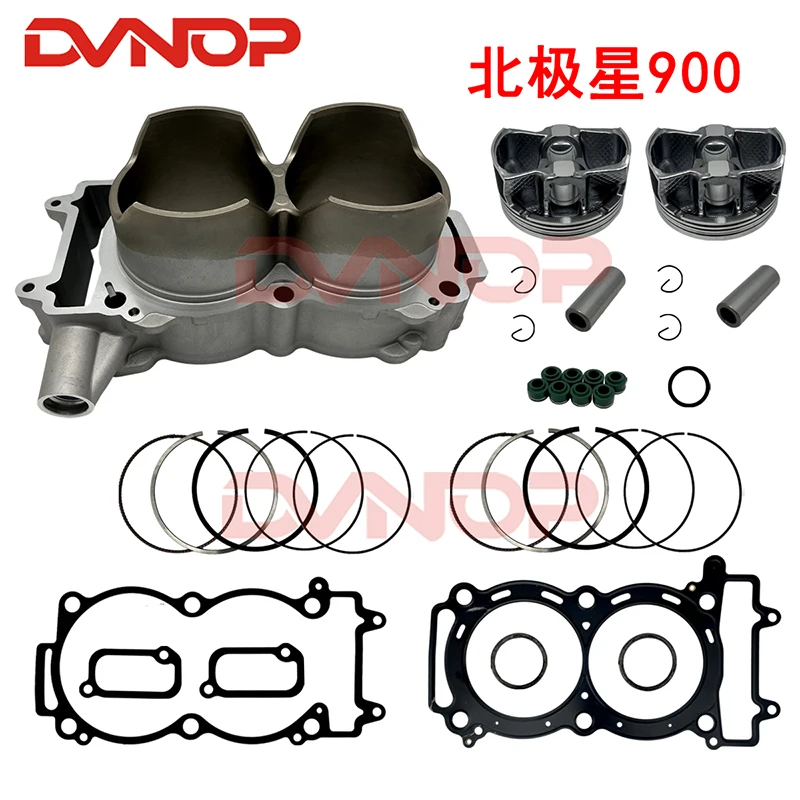 93mm Motorcycle Cylinder Kit for Polaris RZR XP 900 XP900 4/XP/XP 4 900 2011-2014 4 Stroke Piston Rings