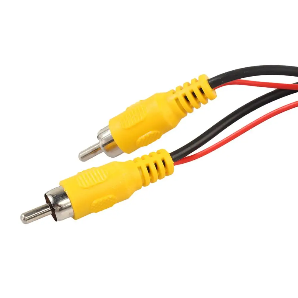 RCA 6m Video Cable For Car Rear View Camera Universal 6 Meters Wire For Connecting Reverse Camera With Car Multimedia Monitor