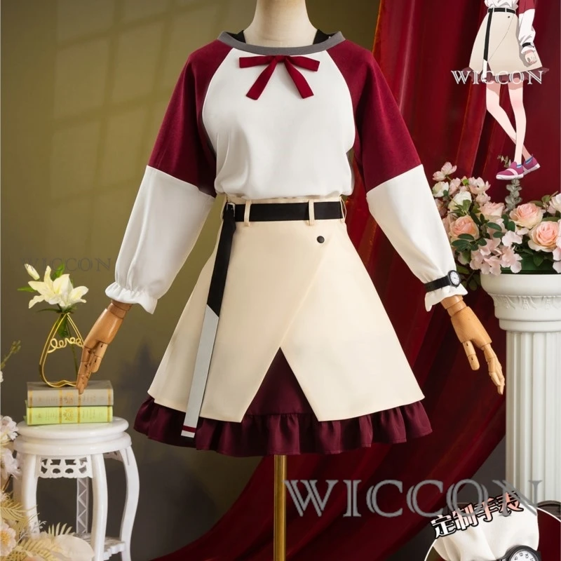 Mahiru Kouzuki Cosplay Costume Wig Anime Jellyfish Can't Swim in The Night Skirt Dress Uniform Women Yoru No Kurage Wa Oyogenai