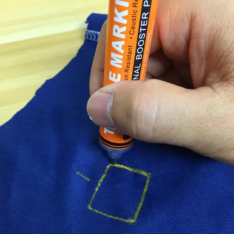small butter pen non-fading anti-bleaching textile test shrinkage rate marker pen washable and high temperature resistant