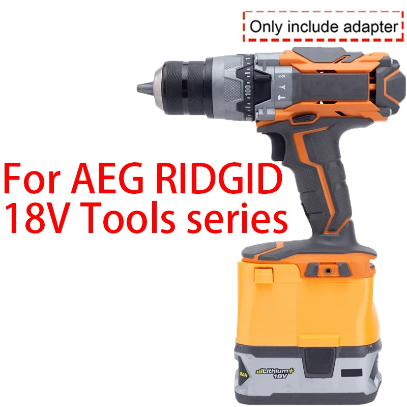 Imagem -03 - Conversor de Bateria para Aeg Ridgid 18v Li-ion Tools para Ryobi 18v Adaptador Power Tool Acessórios