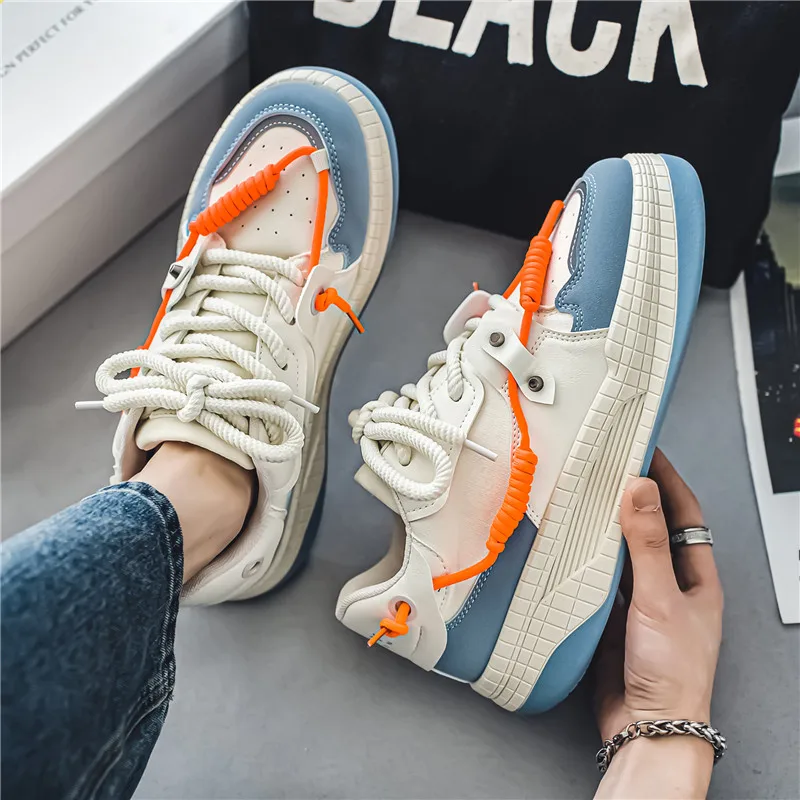 

Летние мужские кроссовки на вулканизированной подошве, дышащие сетчатые кеды, спортивная обувь, повседневные туфли на платформе, Zapatillas Hombre