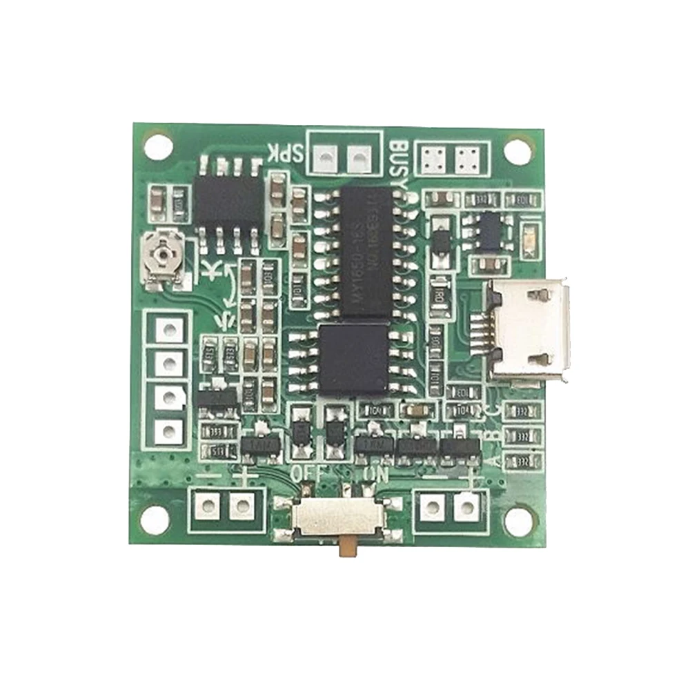 1PCS 8M 메모리, 교체 가능한 사운드 및 음악 모듈, 반복되지 않는 음성 재생 모듈, 키 작동식, 리튬 배터리 충전