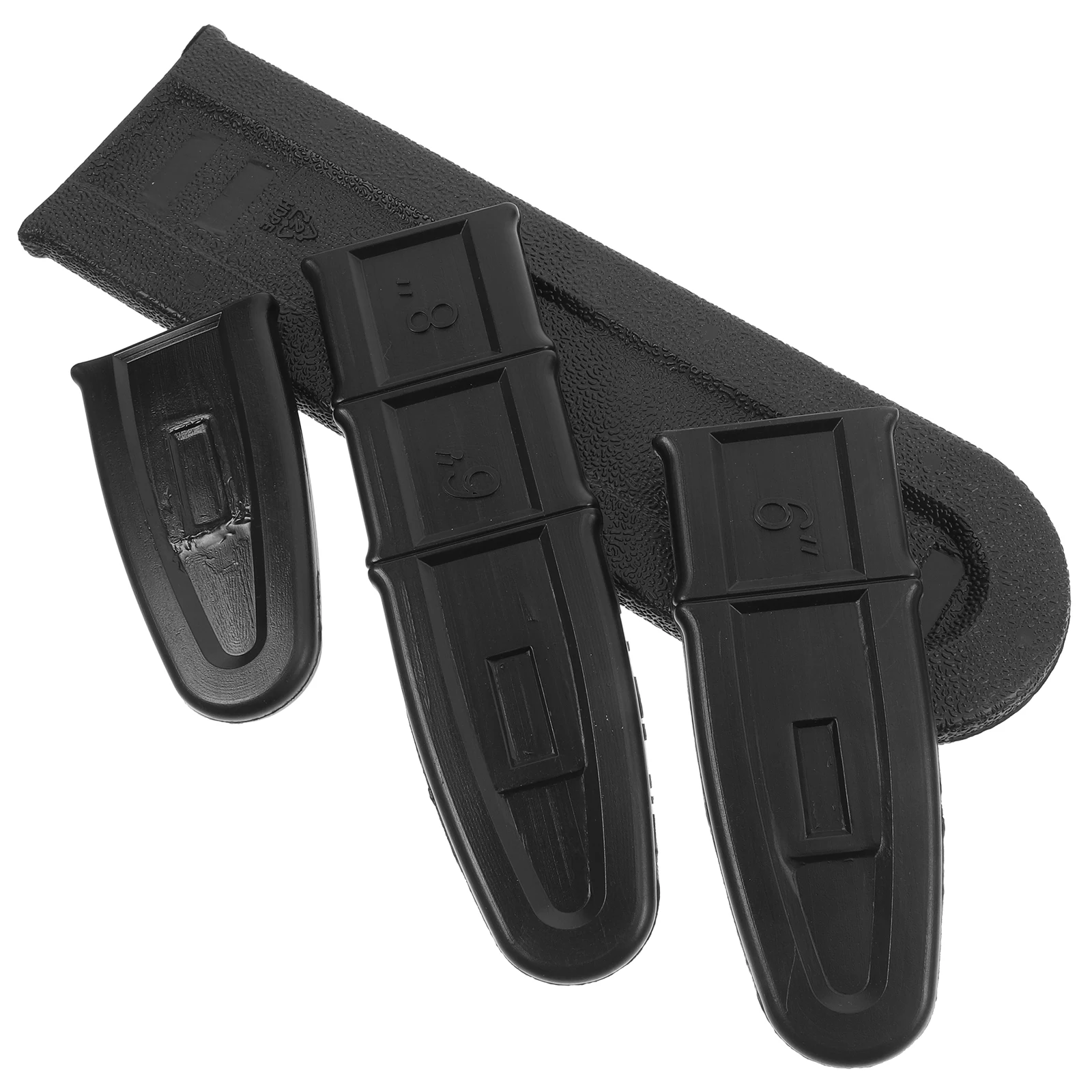 

4Pcs Chainsaw Durable Reusable Plastic Scabbard Protector for Chainsaws Electric Tools Accessories