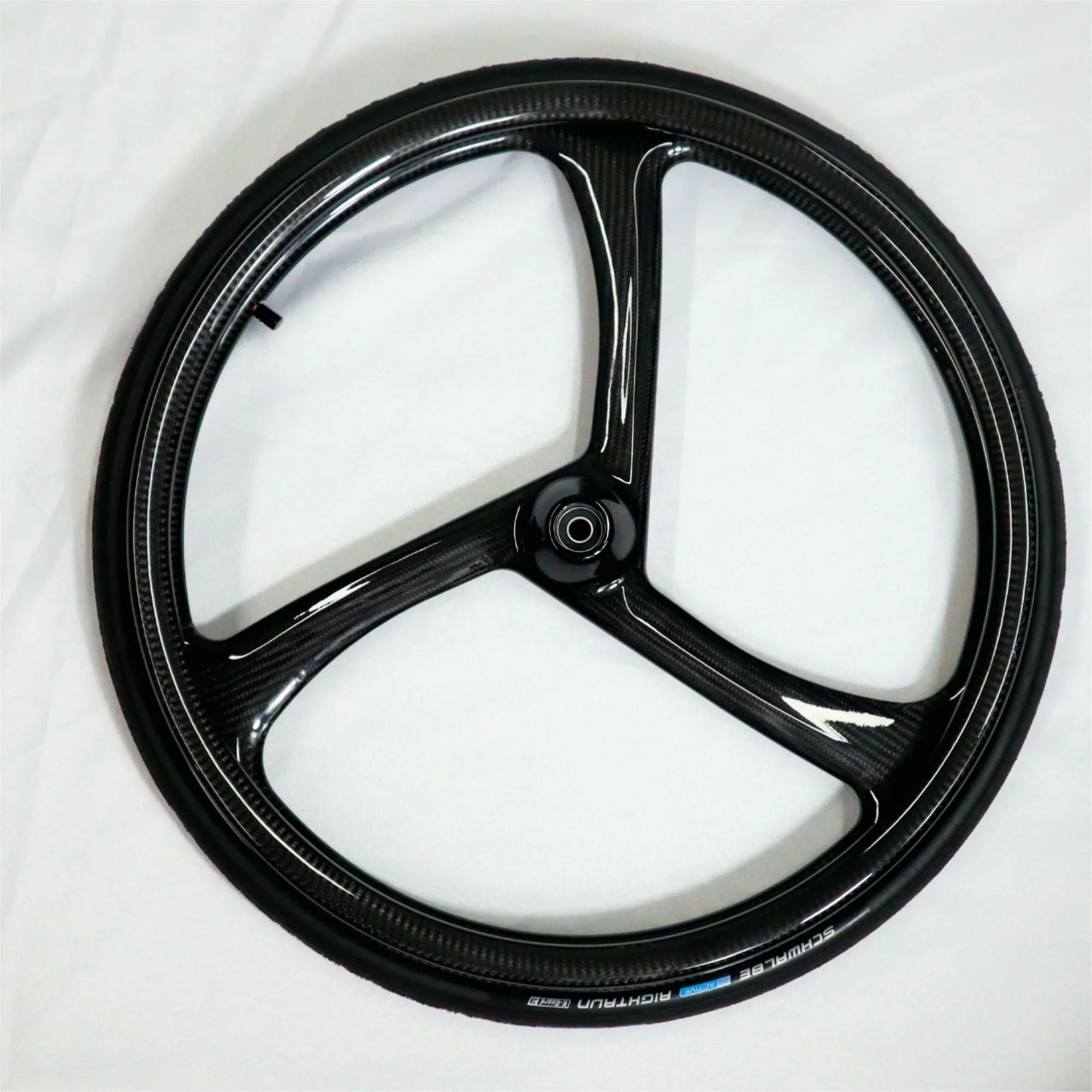 

Запчасти для инвалидных колясок MUNIU, 3-спицевый обод из углеродного волокна, 24-дюймовая колесная шина