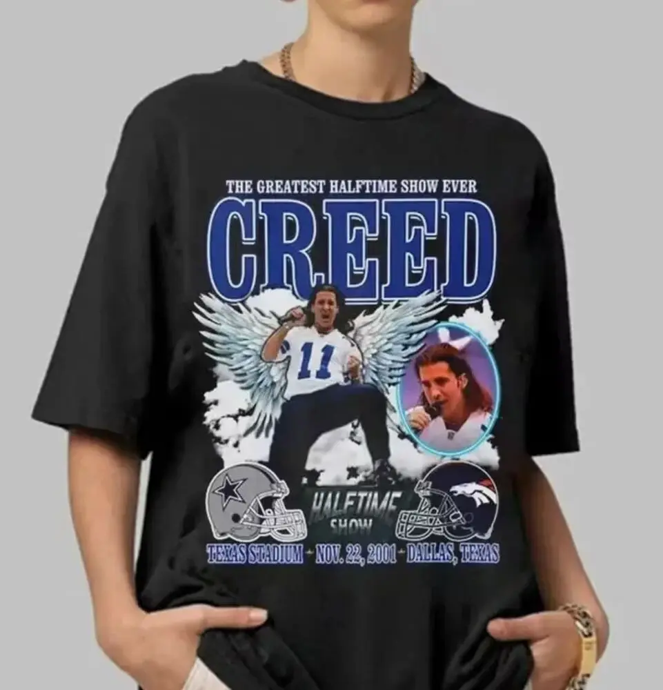 Creed Greatest Halftime Show Ever T-Shirt Cotton On For Fans S-5XL