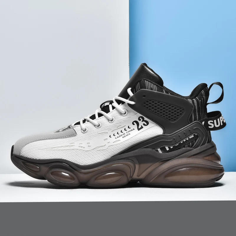 

Men's Shoes Breathable All-match Mesh Shoes Casual Sports Trendy Shoes Men's All-match Wear-resistant Running Shoes for Men