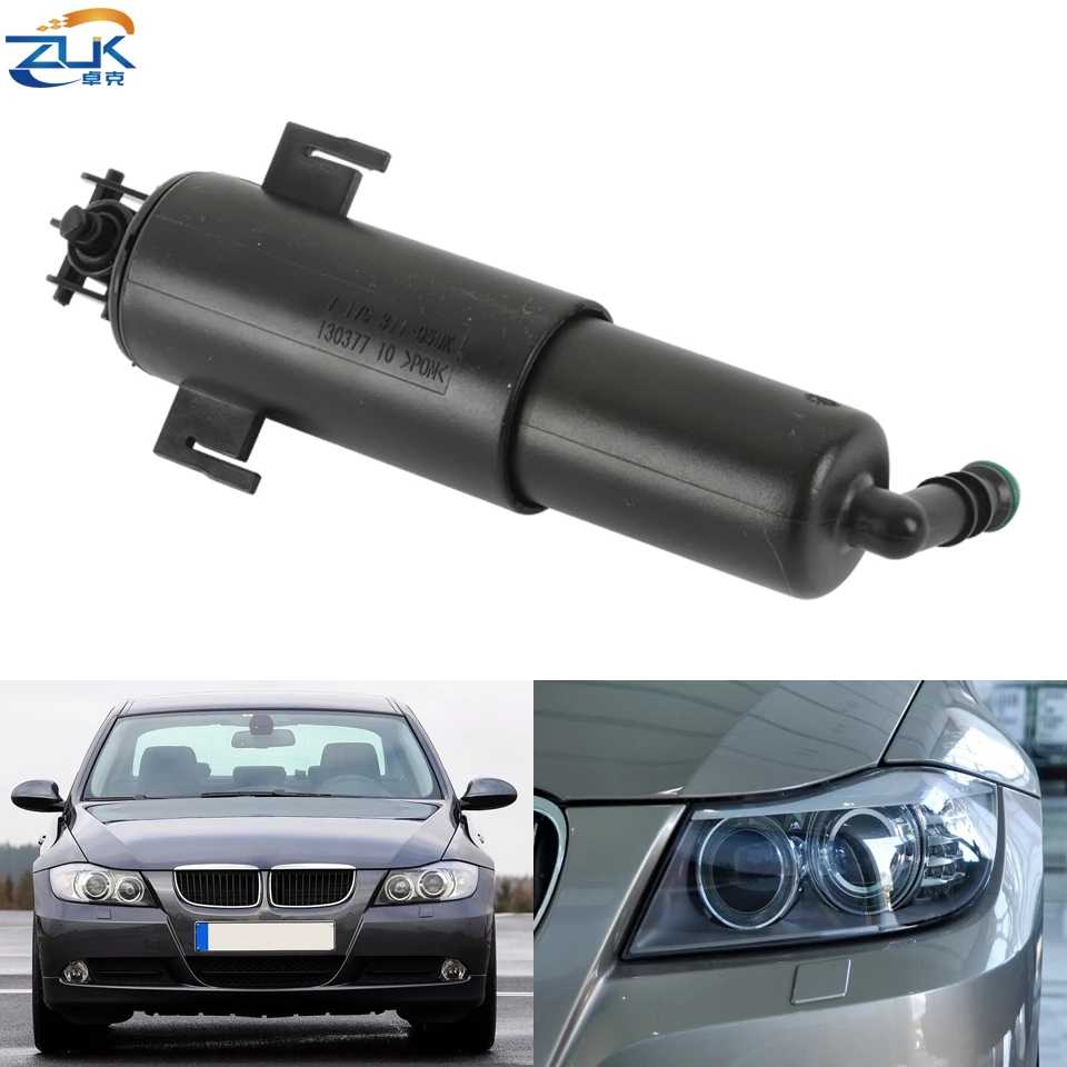 Car Accessories Front Headlight Washer Nozzle For BMW 3 Series E90 E91 E92 E93 LCI 2006-2012 Headlamp Cleaning Jet 61677179311