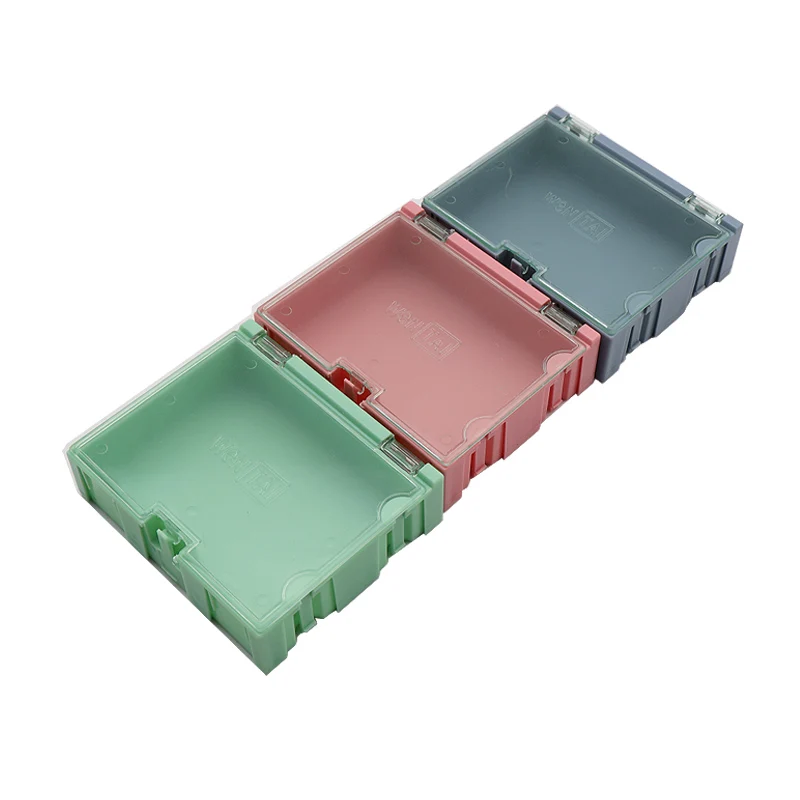 SMT Component Box SMD Storage Box PCB Component Organizer Portable Container Electronic Case Kit
