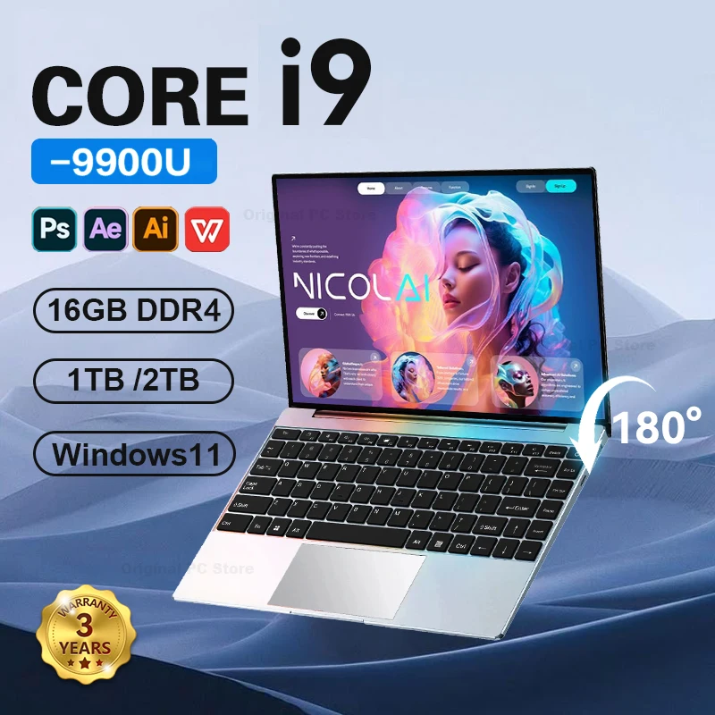 �y�Z�[�����z14.1�C���` �|�[�^�u���m�[�g�p�\�R�� Core i9 9900U Windows 11 Pro���� �w���E�r�W�l�X���� 16GB RAM 1TB/2TB SSD �m�[�gPC