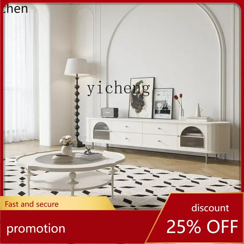 

HXL TV cabinet All solid wood simple living room floor-to-ceiling household small apartment TV cabinet