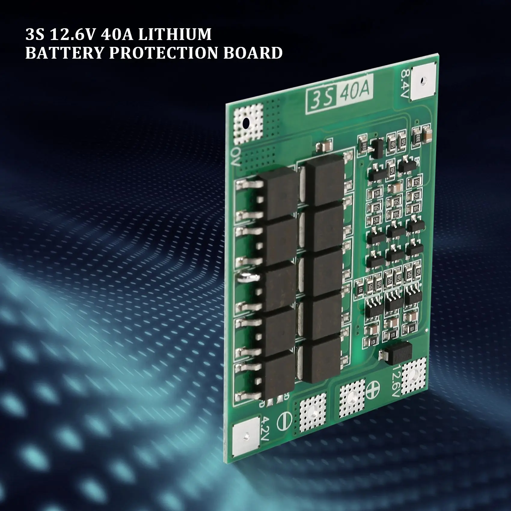 Carte de protection du chargeur de batterie au lithium, 3S, 40A, 18650 Eddie Ion, Pcb, Bms, moteur de forage, 11.1V, 12.6V, Lipo Cell Tech