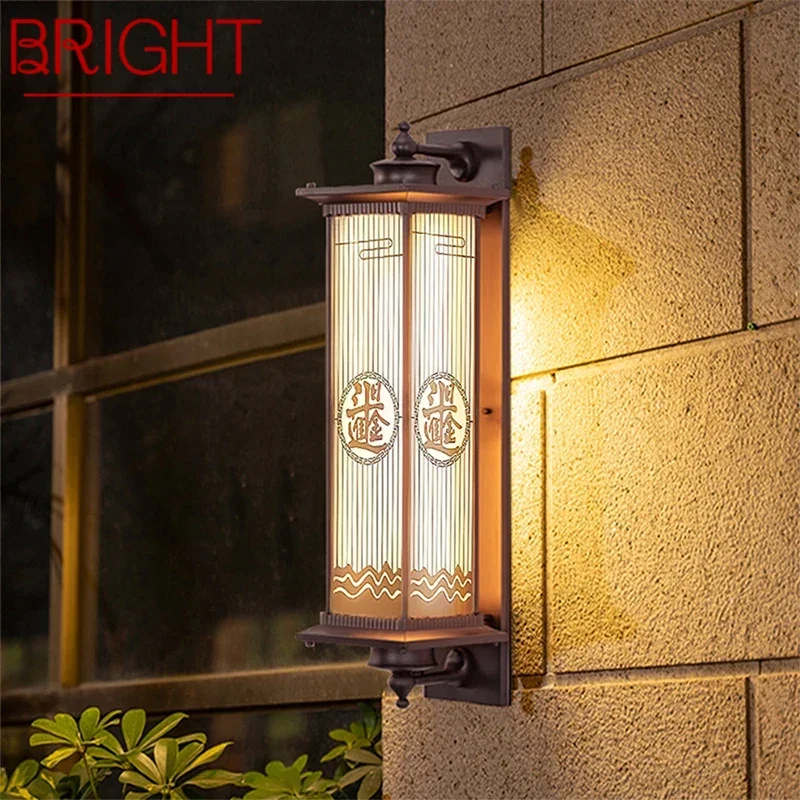 

BRIGHT Contemporary LED Outdoor Wall Lamps Electric Simplicity Waterproof Balcony Hallway Courtyard Villa Gate Hotel