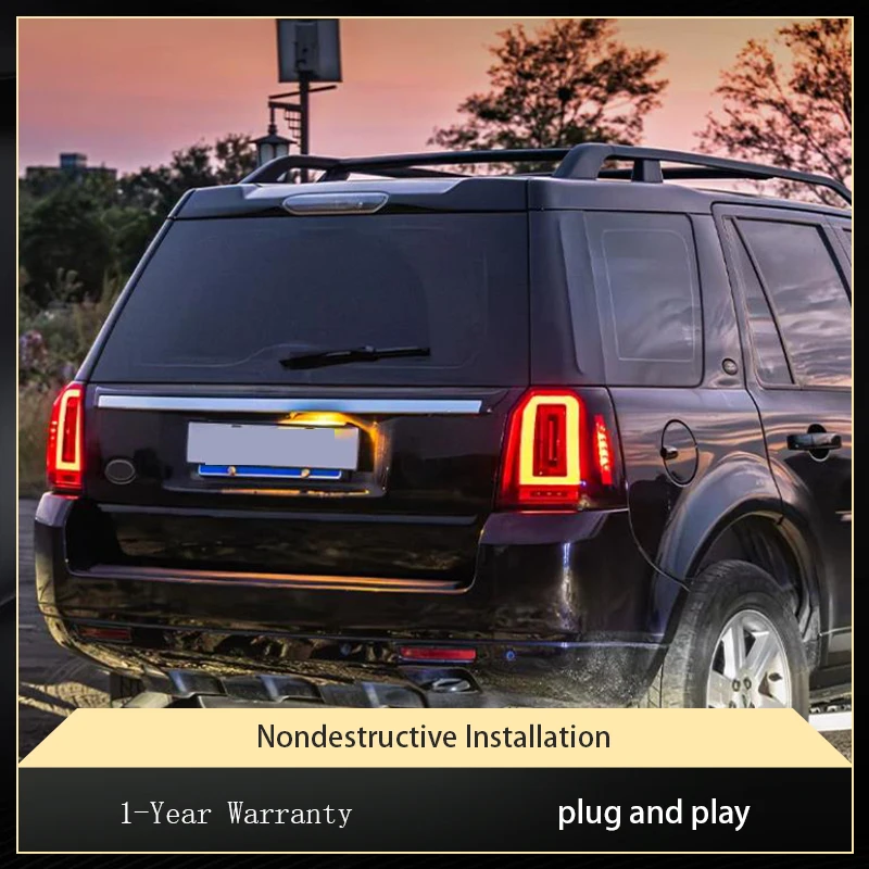 Car Supplies Styling For Land Rover 2007-2015 Freelander 2 DRL Tail Lamp LED Taillights Auto Daytime running lights Accessories