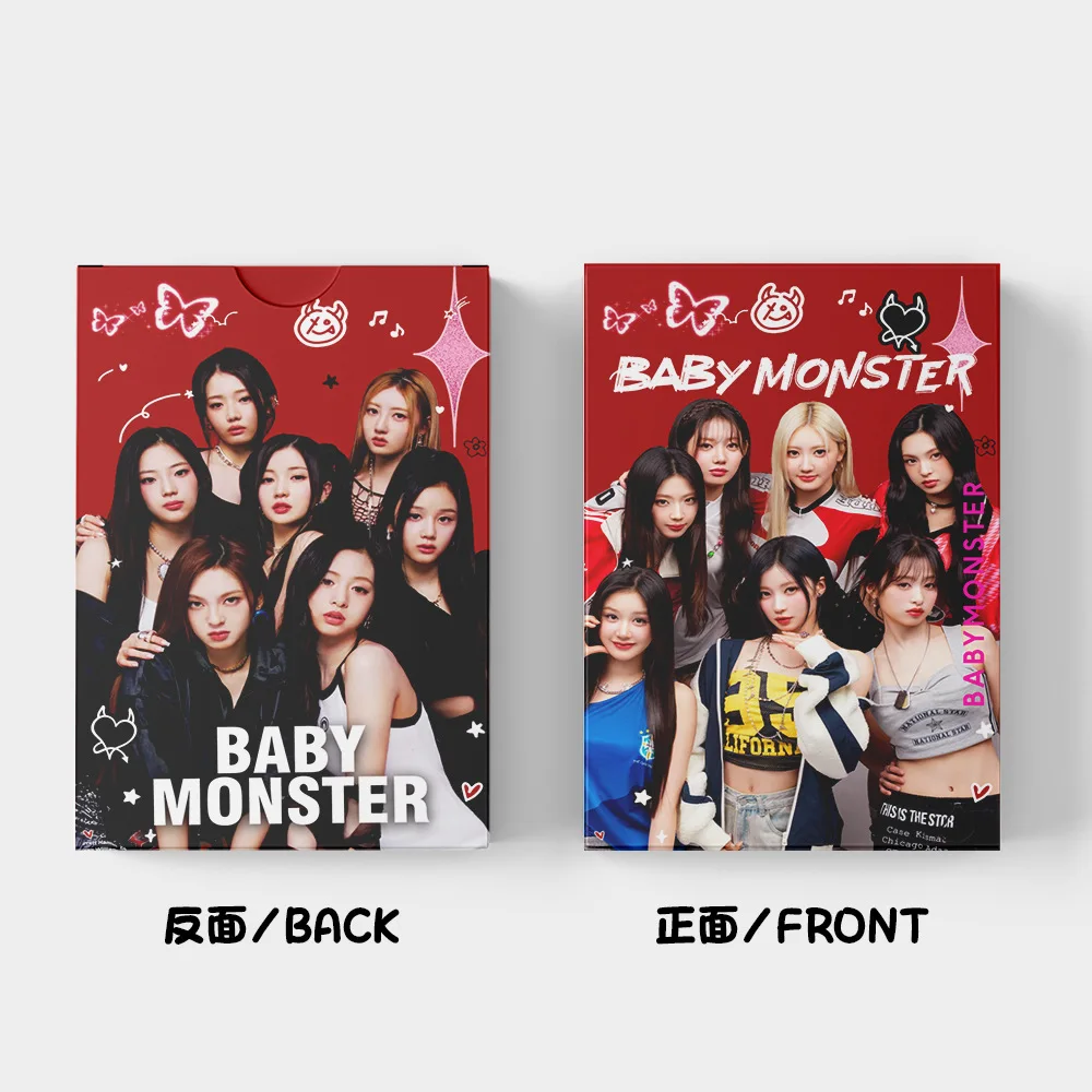 بطاقات لومو جديدة من ألبوم BABYMONSTER PSYCHO تحتوي على 30 قطعة، بطاقات صور مطبوعة عالية الدقة لـ RUKA وAHYEON وASA وCHIQUITA وPHARITA، هدية للمعجبين