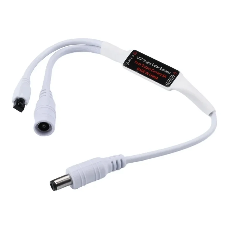 

3pcs Mini Infrared Remote Control Dimmer for Single Color LED Ribbon Strip LED Tape DC5-24V 30W 72W IR 6 Key Remote Controller