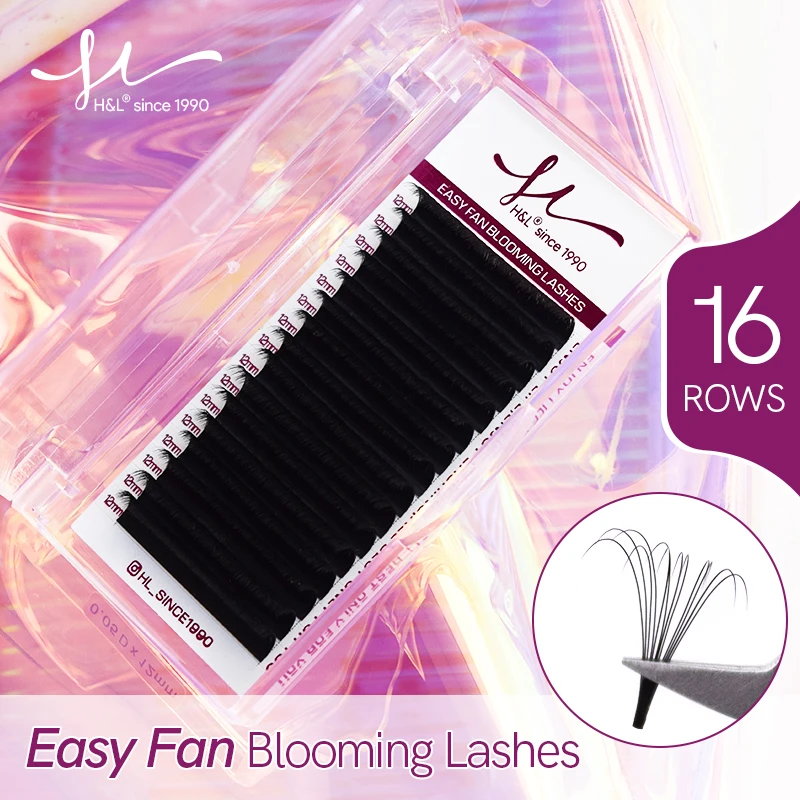 16 Rows Easy Fanning Lahses  Eyelashes Extensions Supplies False Lashes Women Makeup Tools