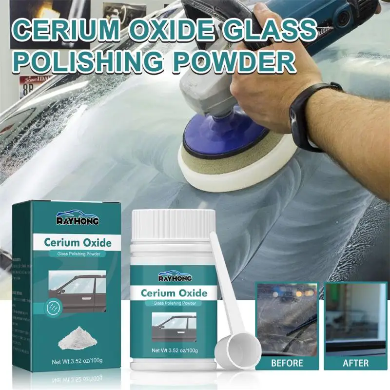 1~10PCS Scratch Repair Tool 124g Easy To Use Cerium Oxide Polishing Powder Glass Scratch Repair Glass Scratch Removal