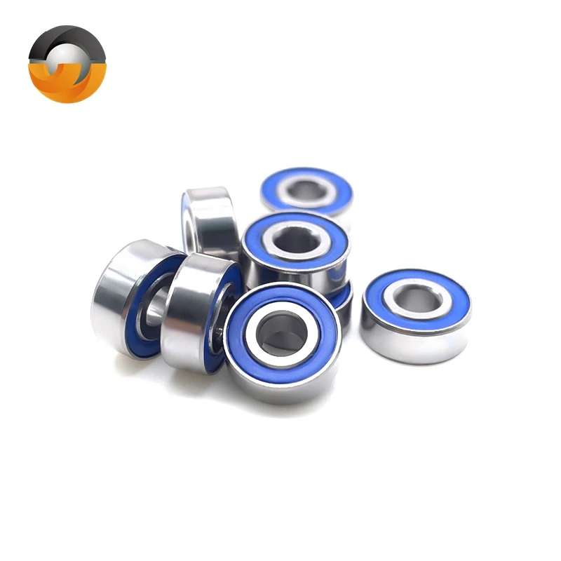 5pcs MR83 2RS 3x8x3 mm Chrome Steel Blue Rubber Seals Ball Bearings MR83RS  ABEC-7 RC Car Truck Miniature Bearing