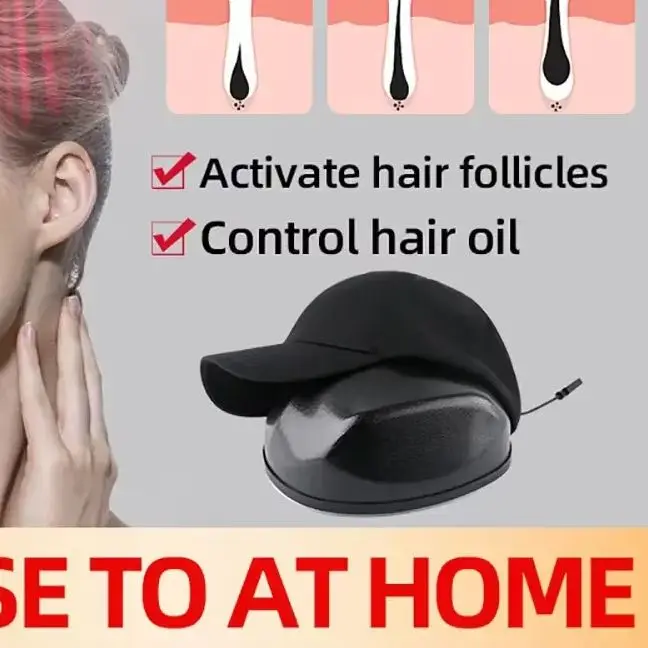

LLLT Laser Cap, Hair Regrowth Device for Thinning Hair & Baldness, Infrared Light Therapy Helmet for Anti Hair Loss & Thickening