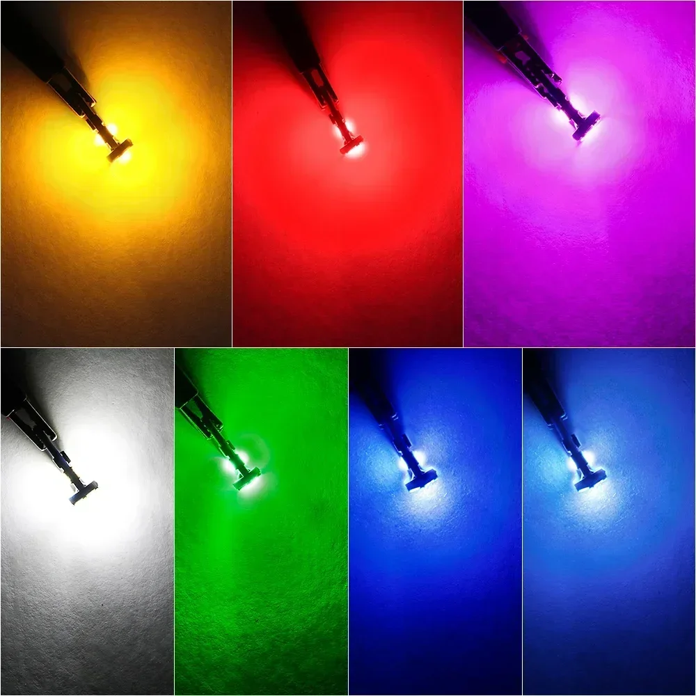 Ampoules LED Canbus T10 W5W 194 4014 SMD 15, Lumière Intérieure de Voiture Blanche Brave Free, 12V, 20 Pièces